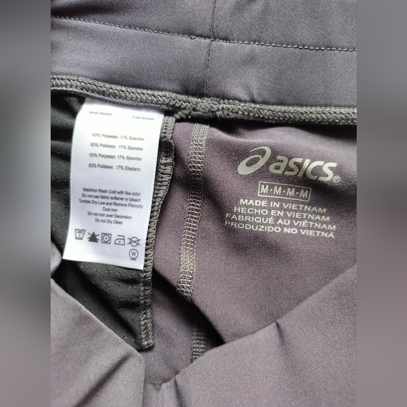 Asics women's performance active run capri gray pink size M - Picture 9 of 9